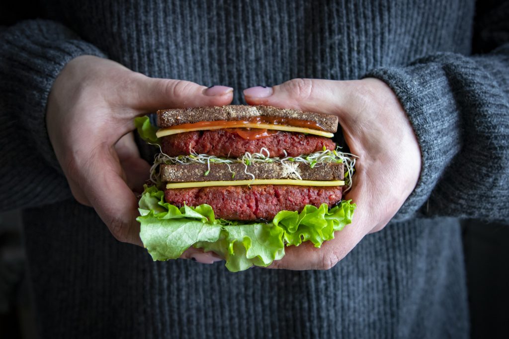 PikkuKartano-Kasvishampurilainen