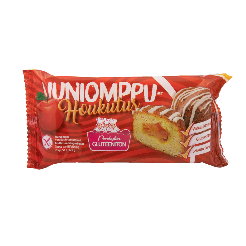Uuniomppuhoukutus 2 kpl/170 g, gluteeniton