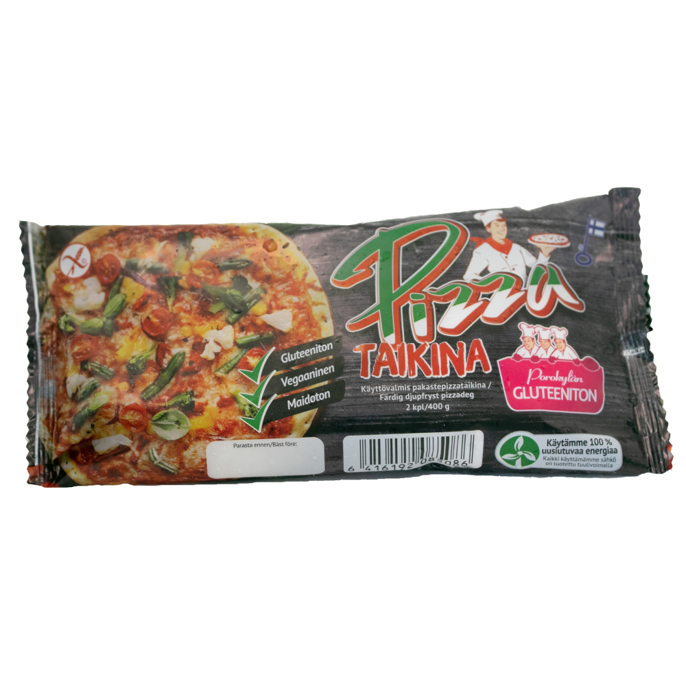 Pizzataikina 2 kpl / 400 g, gluteeniton
