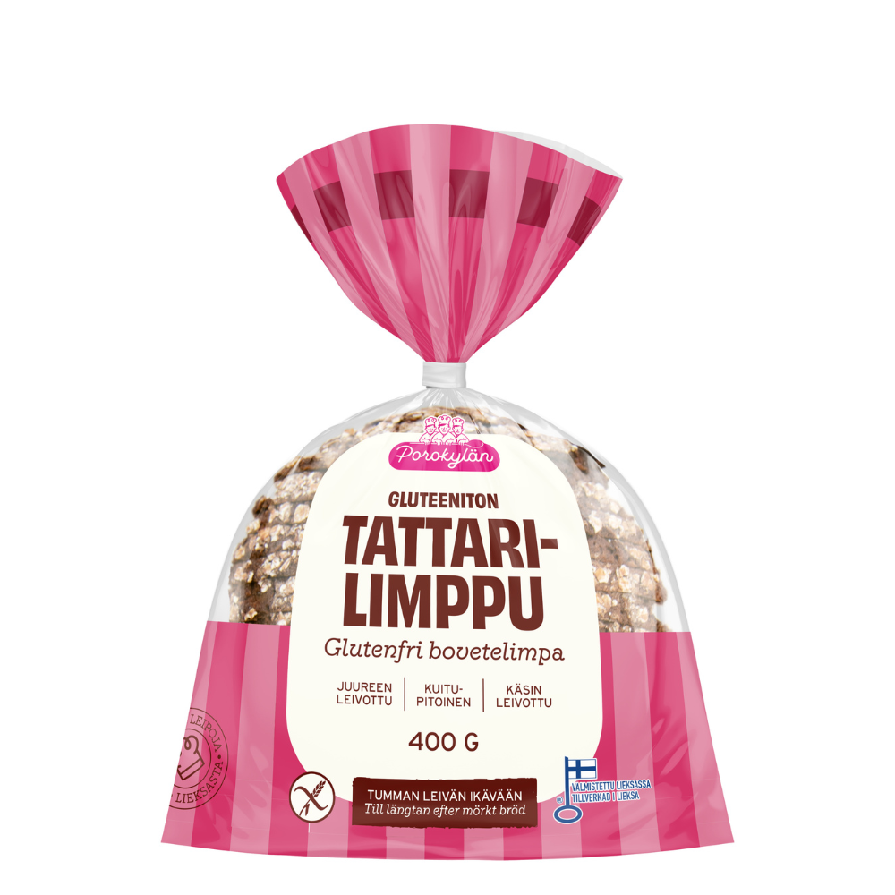 Tattarilimppu 400g, gluteeniton