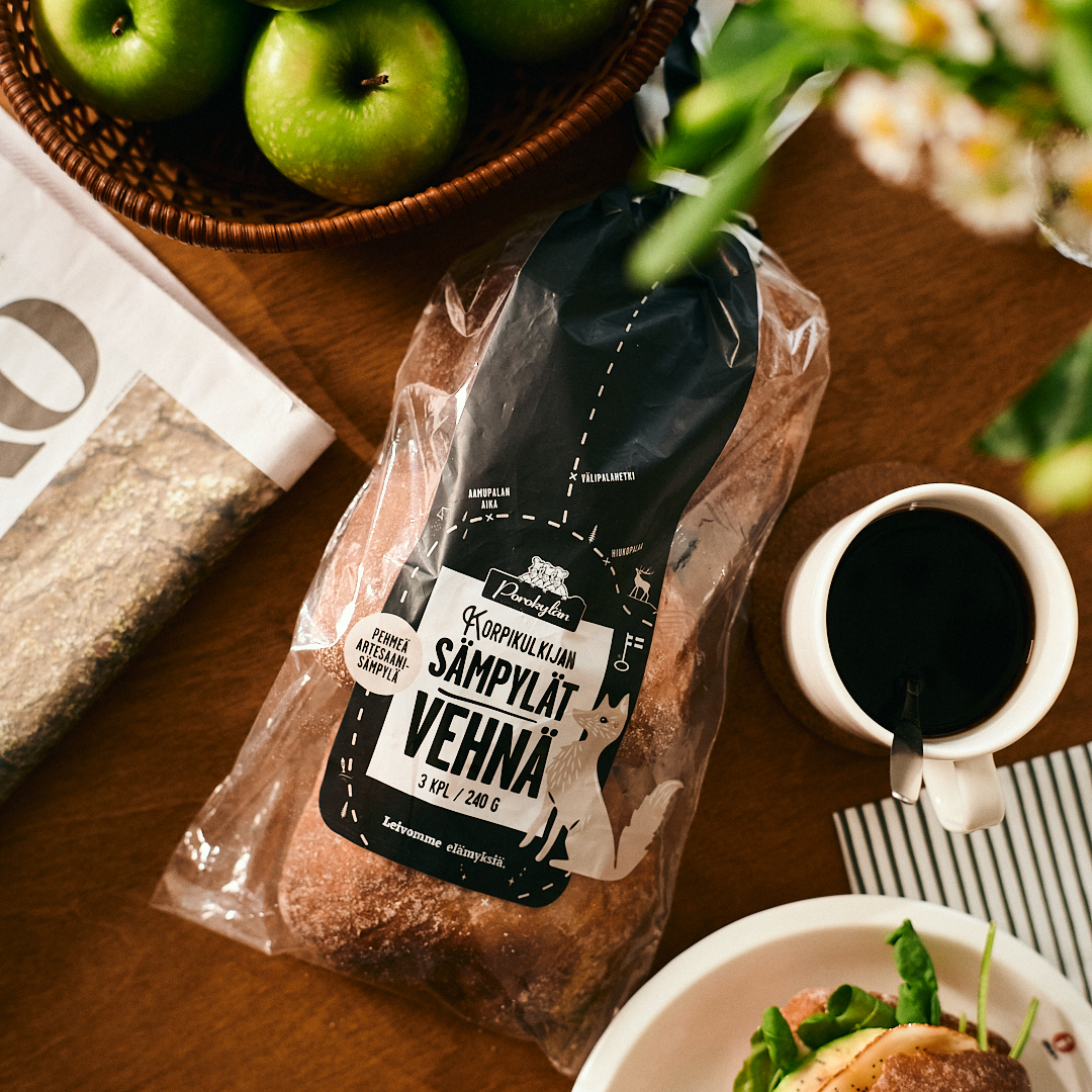 Korpikulkijan vehnäsämpylä