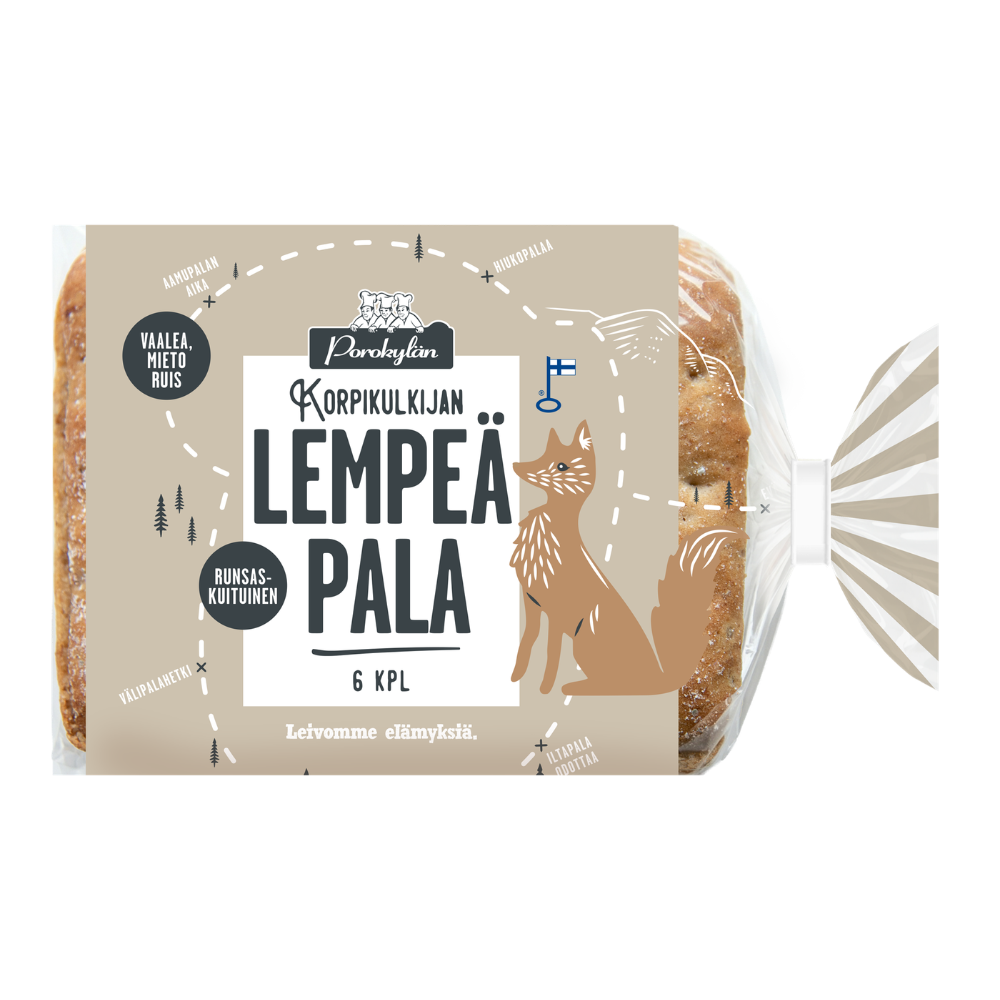 Korpikulkijan lempeä pala 6 kpl / 270 g