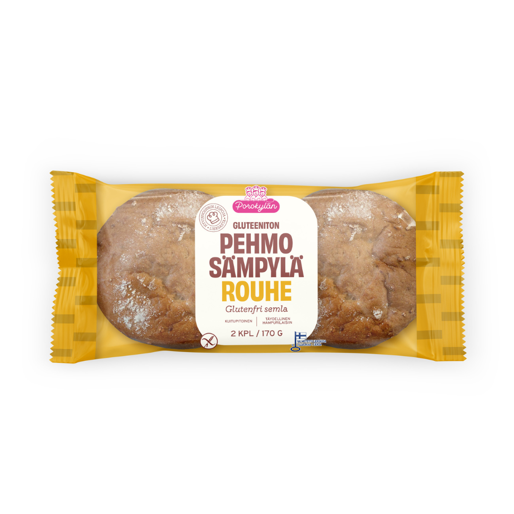 Pehmo sämpylä, rouhe 2 kpl / 170 g gton